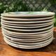 Service 10 plates and 14 sub-plates St Clement