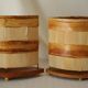 Paire de lampes exotiques vintage