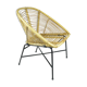 1960s Scandinavian modern rattan bucket armchair, Denmark