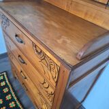 Art Deco dressing table, vintage antique furniture