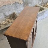 Small Parisian cherry wood buffet cabinet