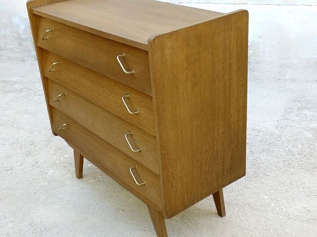Dresser feet compass vintage 60s renovated