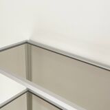 Aluminum and glass shelf