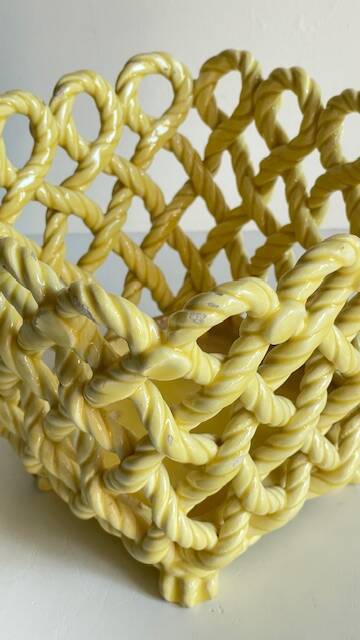 Vintage Braided Cache-Pot