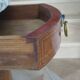 Small chest of drawers - Half-moon table - Louis XVI style - Elm burr veneer - Pla