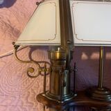 Lampe style billard