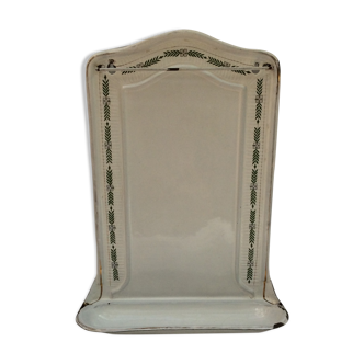 Door utensil enamelled sheeting manufacturing Austria dimension: height -55cm- width -41cm-Pr-13cm-