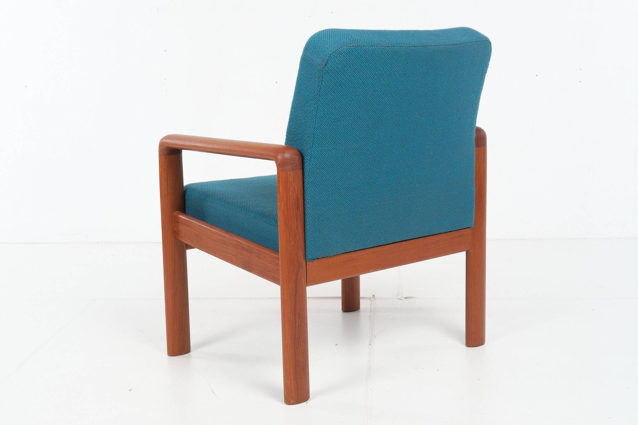 Kai Kristiansen armchair, vintage, 1960s, teak, Denmark, newly