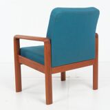 Kai Kristiansen armchair, vintage, 1960s, teak, Denmark, newly