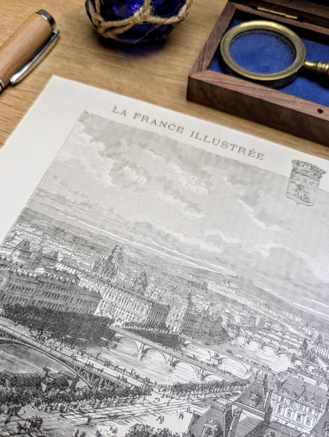 Paris, printed illustration from 1883.