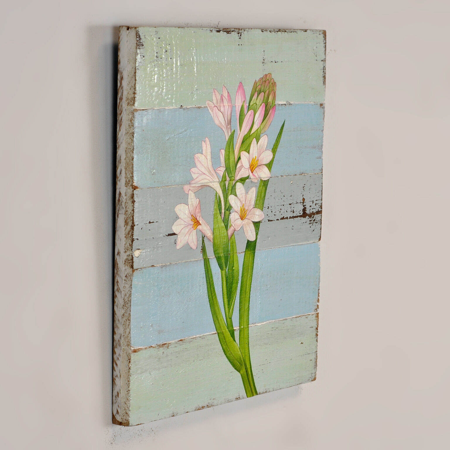 Painting on driftwood