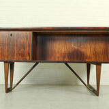 1960s Peter Løvig Nielsen 'Boomerang' Desk Hedensted Møbelfabrik