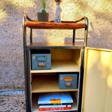 Small vintage piece of furniture in black metal