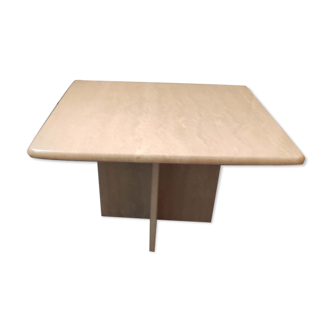 Coffee table in travertine