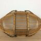 Vintage wicker and rattan fruit basket