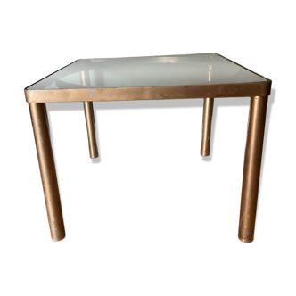 Vintage gold coffee table