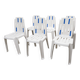 6 Mambo design chairs by Pierre Paulin, Henry Massonet line, by Stamp 1990.