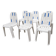 6 Mambo design chairs by Pierre Paulin, Henry Massonet line, by Stamp 1990.