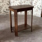 Console Art Déco en chêne – époque 1920-1930