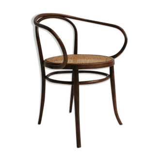 Wood and cane armchair B9/209