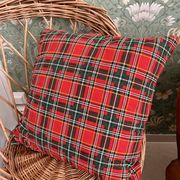 Grand coussin tartan