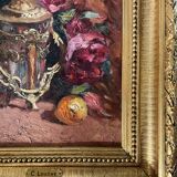 Painting hst/p attr. constant louche (1880-1965) "orientalist still life"