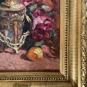 Painting hst/p attr. constant louche (1880-1965) "orientalist still life"