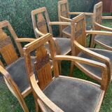 Art Deco style armchairs