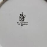 6 assiettes à dessert vintage – Porcelaine de Baudour