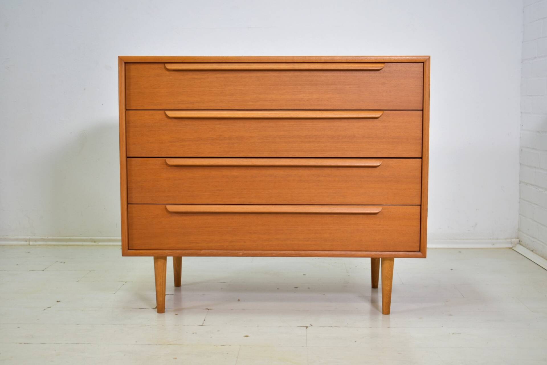 Chest of drawers by WK Möbel 1960s teak sideboard vintage Scandinavian