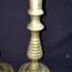 Former pair of bronze candlesticks