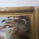 Oil painting on hardboard - Bourgeois house Signed Henri (Missing)