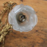 Wall lamp in bronze cherub