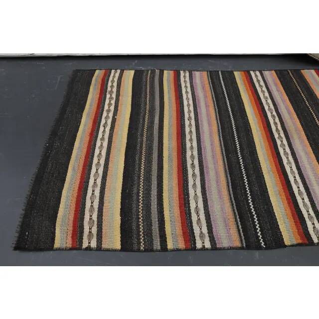 Vintage Turkish Oushak Handmade Wool Cotton Beige Runner Rug 78x263