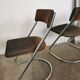 Pair of 1970 cantilever chairs, chrome
