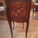 Paire de chevets style Louis XV en marqueterie