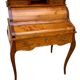 Secrétaire bureau à cylindre de style Louis XV, 6 tiroirs