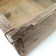 Old wooden workshop drawer