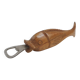 Vintage wooden fish bottle opener, 1970's