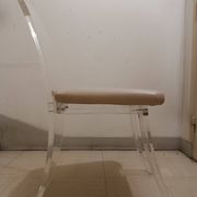 70s plexiglass chairs