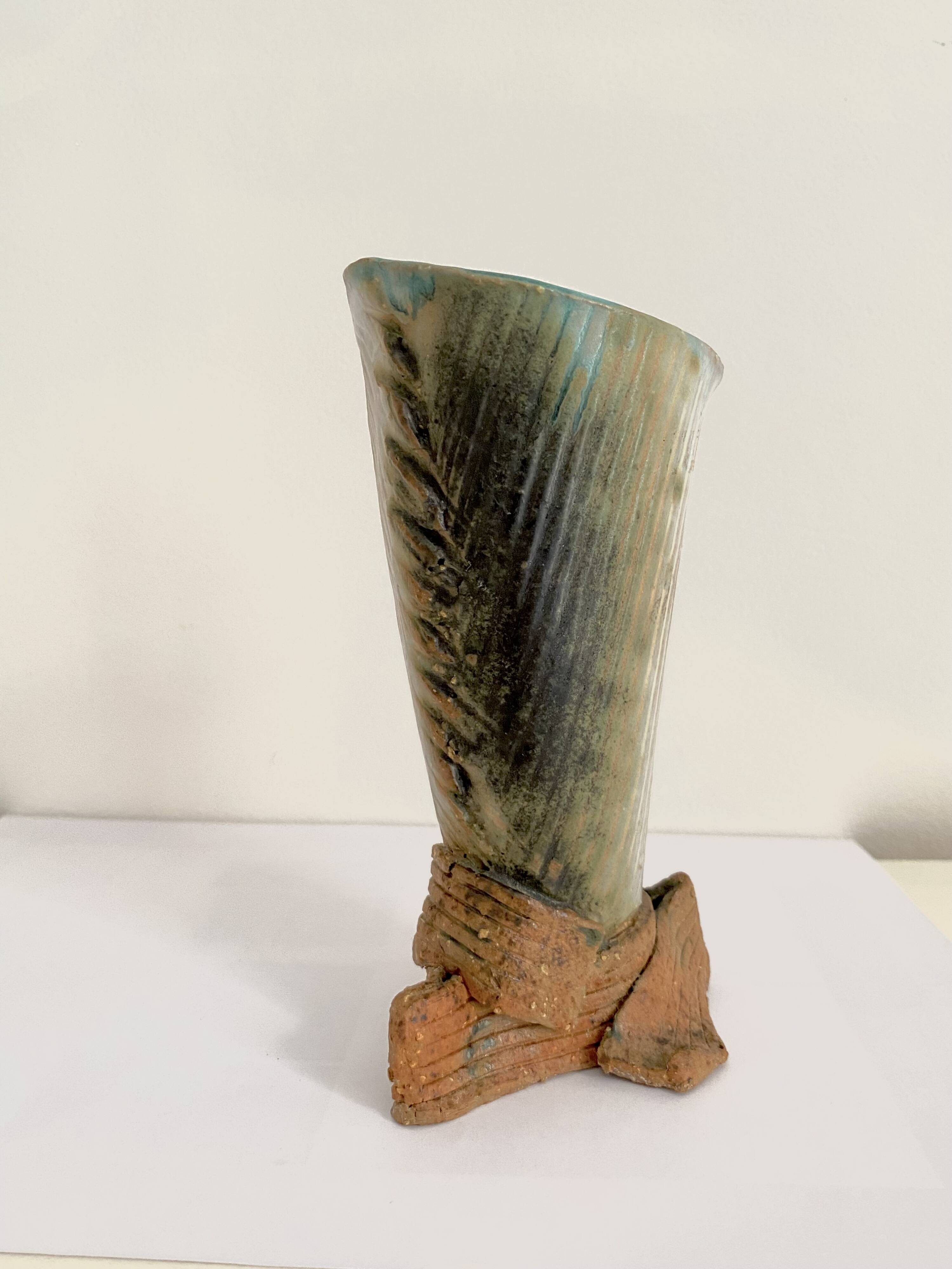 Wabi-sabi vase from the 1970s