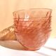 5 bols verre rose arcoroc rosaline