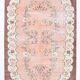 5x8 Peah Pink & Brown Floral Pattern Vintage Rug, 166x258Cm