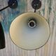 Pair of industrial arm wall lights, 60 years