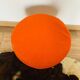 Stool fabric orange foot tulip