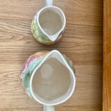 Broc carafe and small pitcher Salins slurry fruit