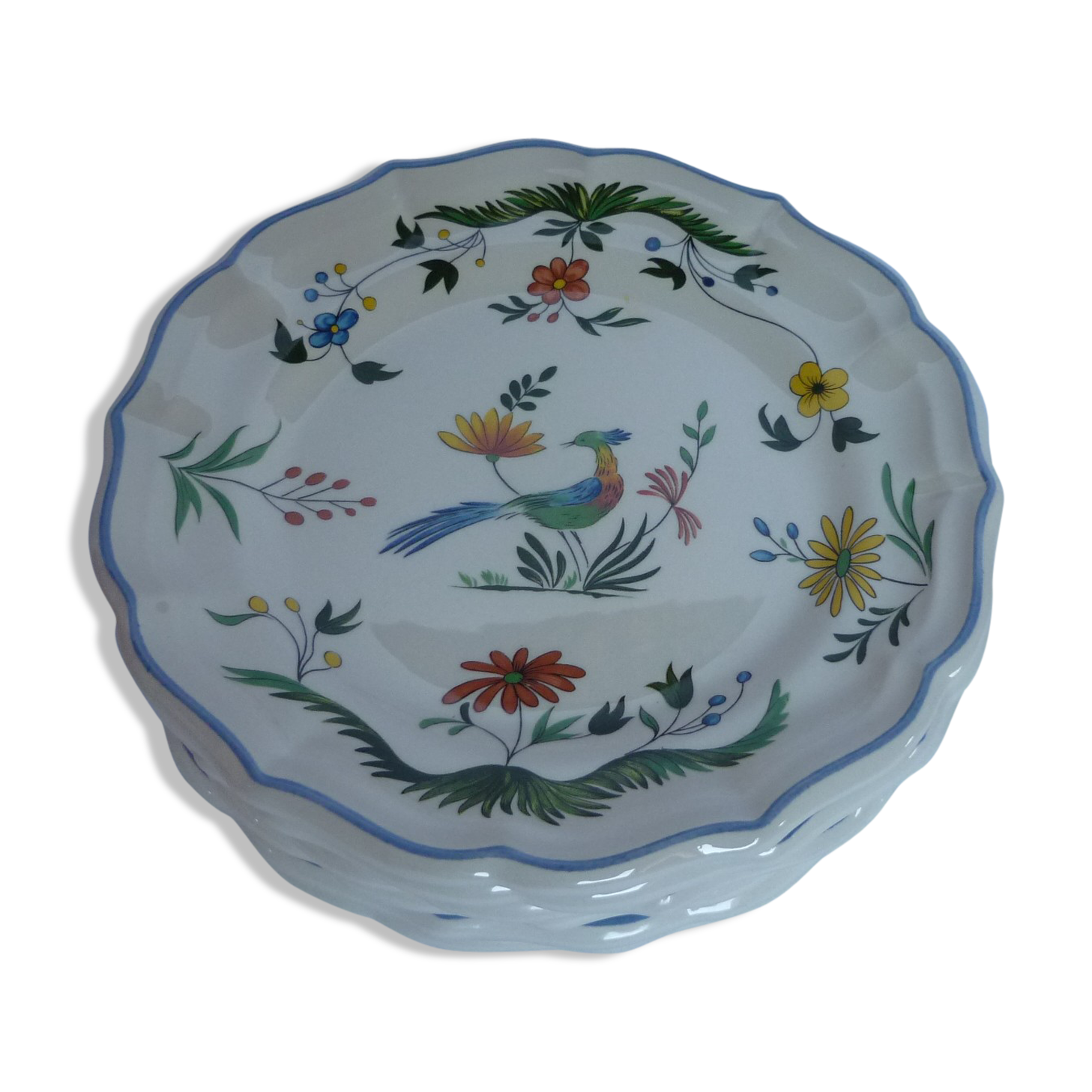 Selamica Lot De 6 Grandes Assiettes à Dessert En Céramique De 25,4