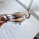 Antique 20th century silver plated baroque style plate warmer