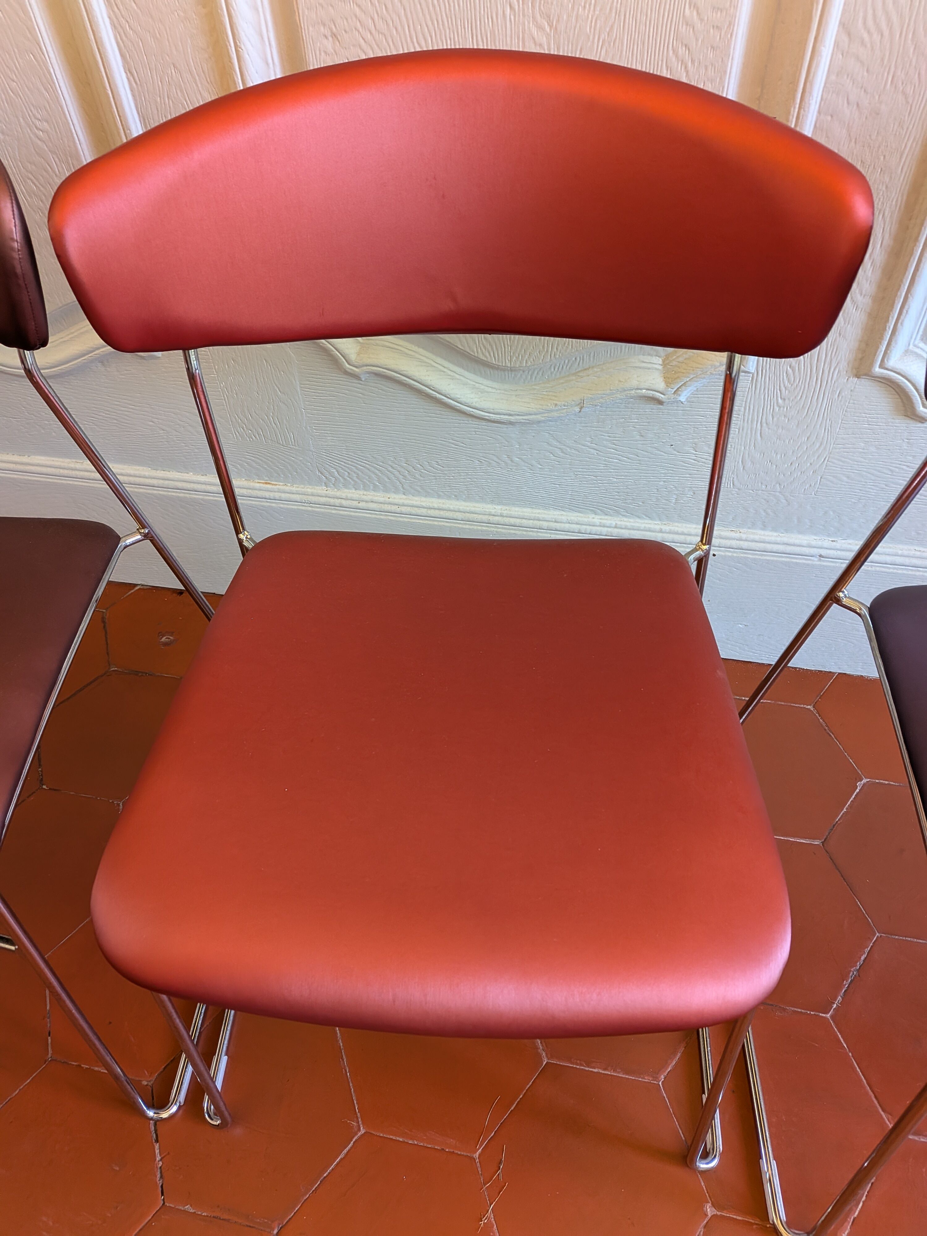 Lot de 4 chaises Wolfgang par Fornasari