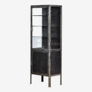 Glass & Iron Medical Cabinet, 1930s